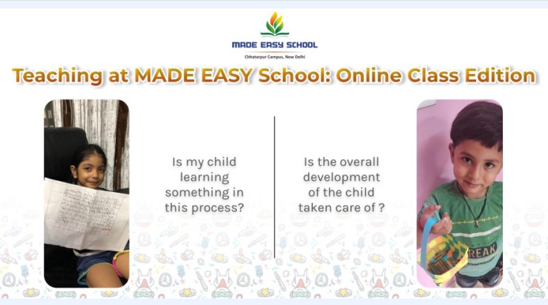 Teaching at MADE EASY School: Online Class Edition