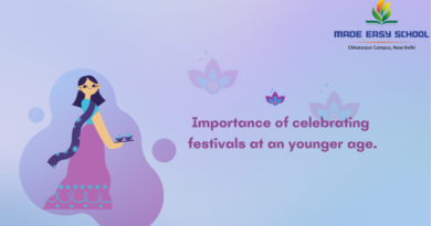 Importance of celebrating festivals at an Early Age