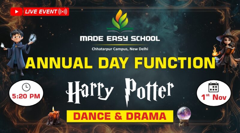 Harry Potter Theme Annual Function 2025
